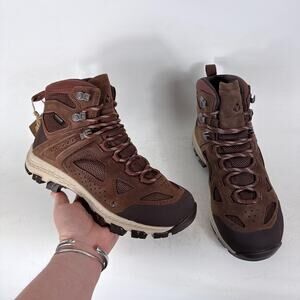 Vasque Breeze Hiking Boots Womens 8.5 Brown Waterproof Lace Up Ankle Top Outdoor